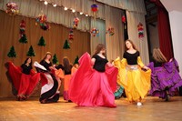 Новогодний концерт школы восточного танца фото